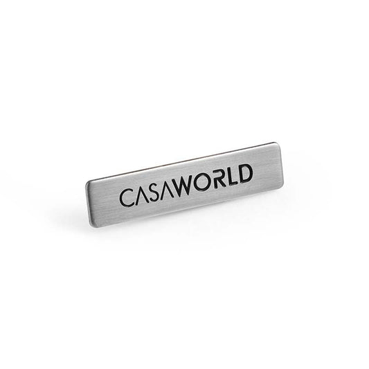  Custom Stainless Steel Metal Name Tags for Home Appliance Nameplates