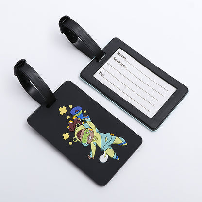 To B Customizable PVC Rubber Luggage Tag - Bulk Orders for Company Events & Marketing Campaigns