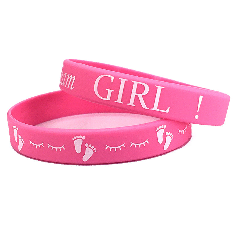 High-Quality Silicone Wristbands for Custom Messages