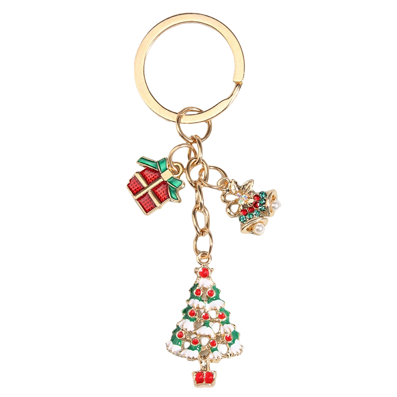 Custom Christmas Enamel Keychains