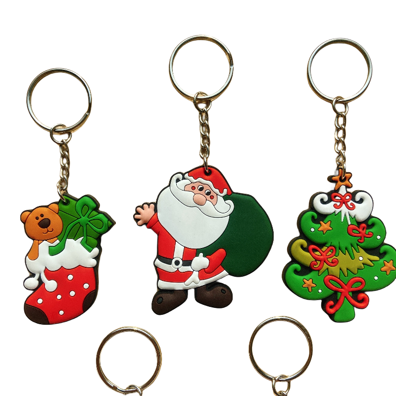 Custom Bestselling Holiday Gift - 2D Rubber Keychains