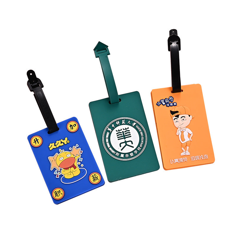 PVC Rubber Luggage Tag